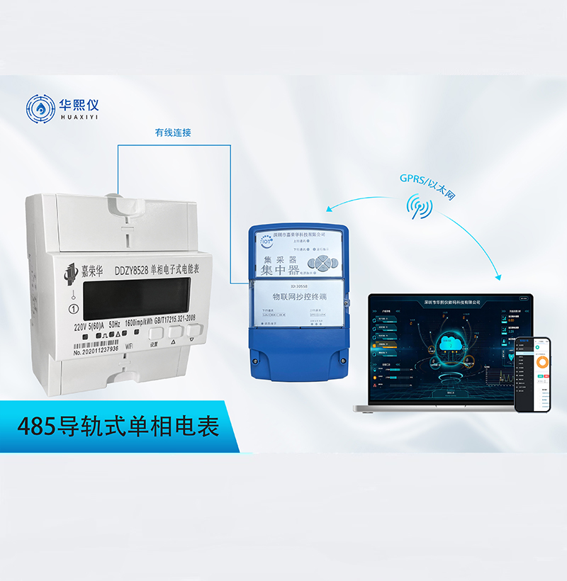 485導軌式單相電表